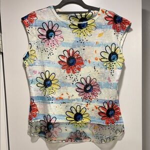 Floral Print Women's Top